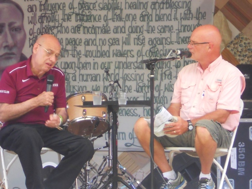 Tony Campolo (left) and Brian McLaren